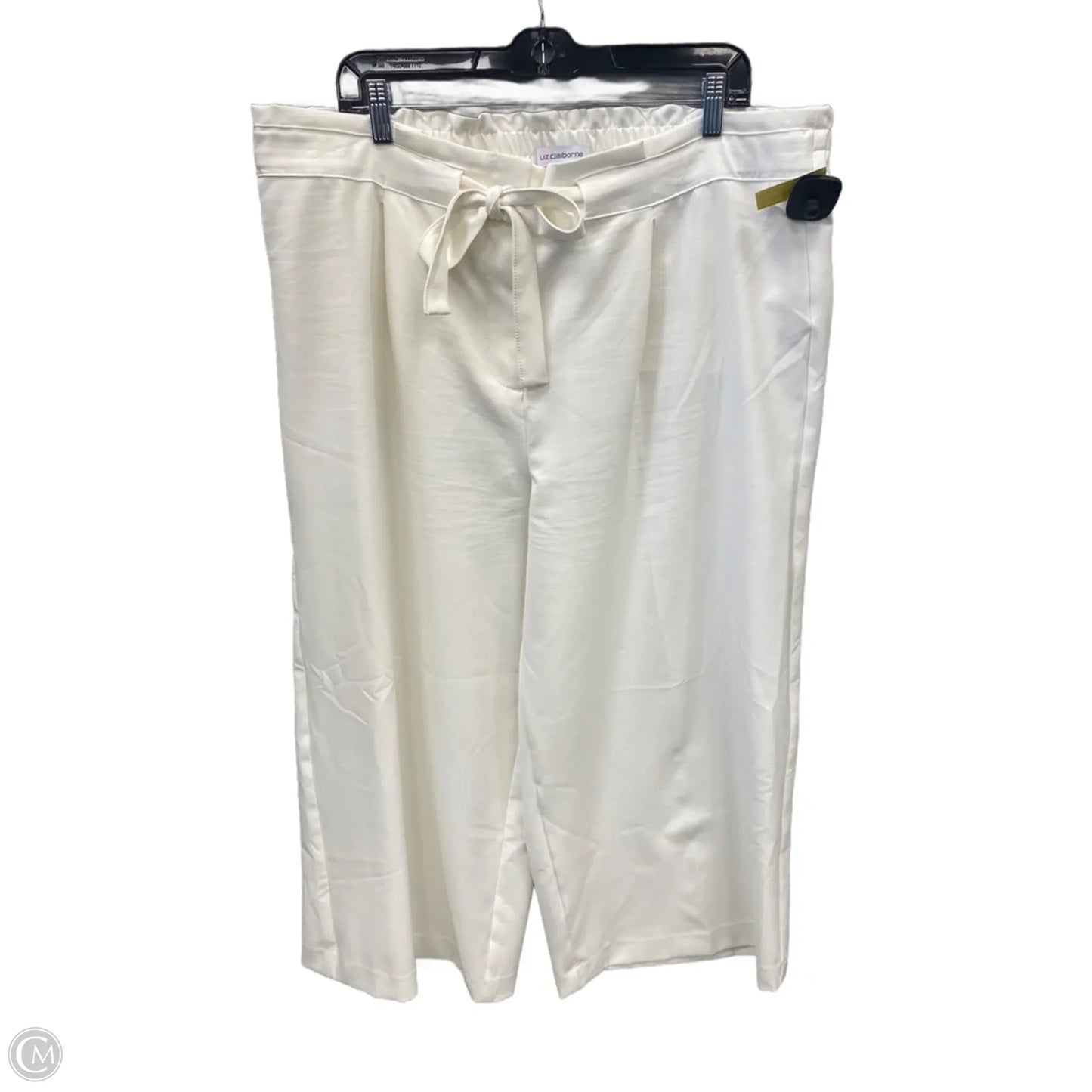 Pants Dress By Liz Claiborne In White, Size: 18