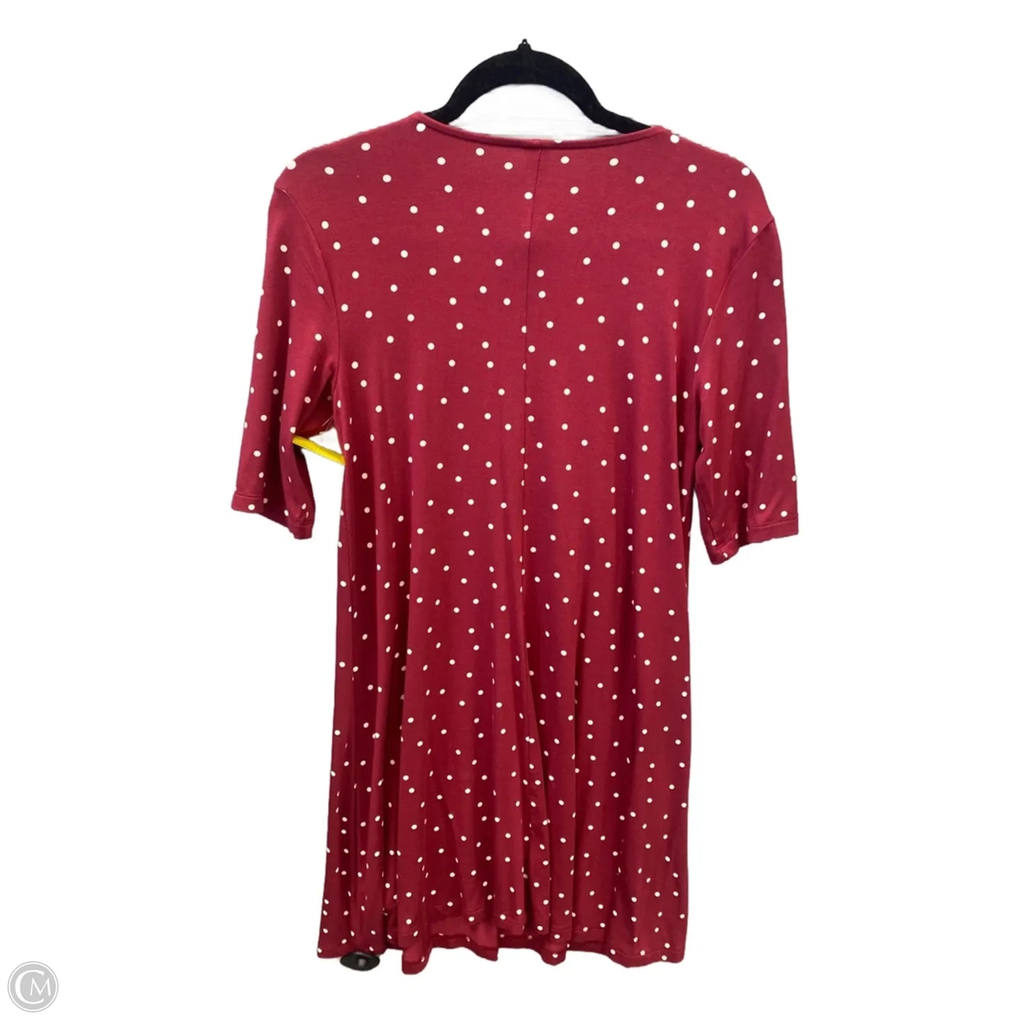 Dress Casual Midi By Old Navy In Polkadot Pattern, Size: M