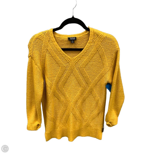 Sweater By Ana In Yellow, Size: Xs