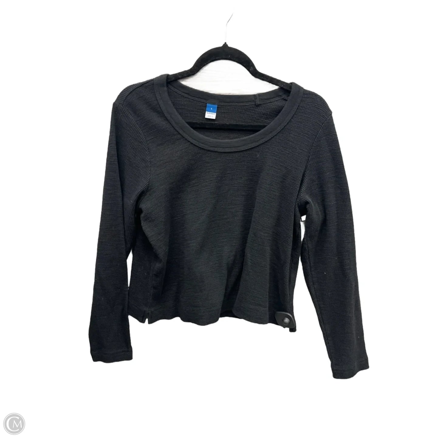 Top Long Sleeve By Old Navy In Black, Size: L