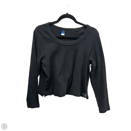 Top Long Sleeve By Old Navy In Black, Size: L