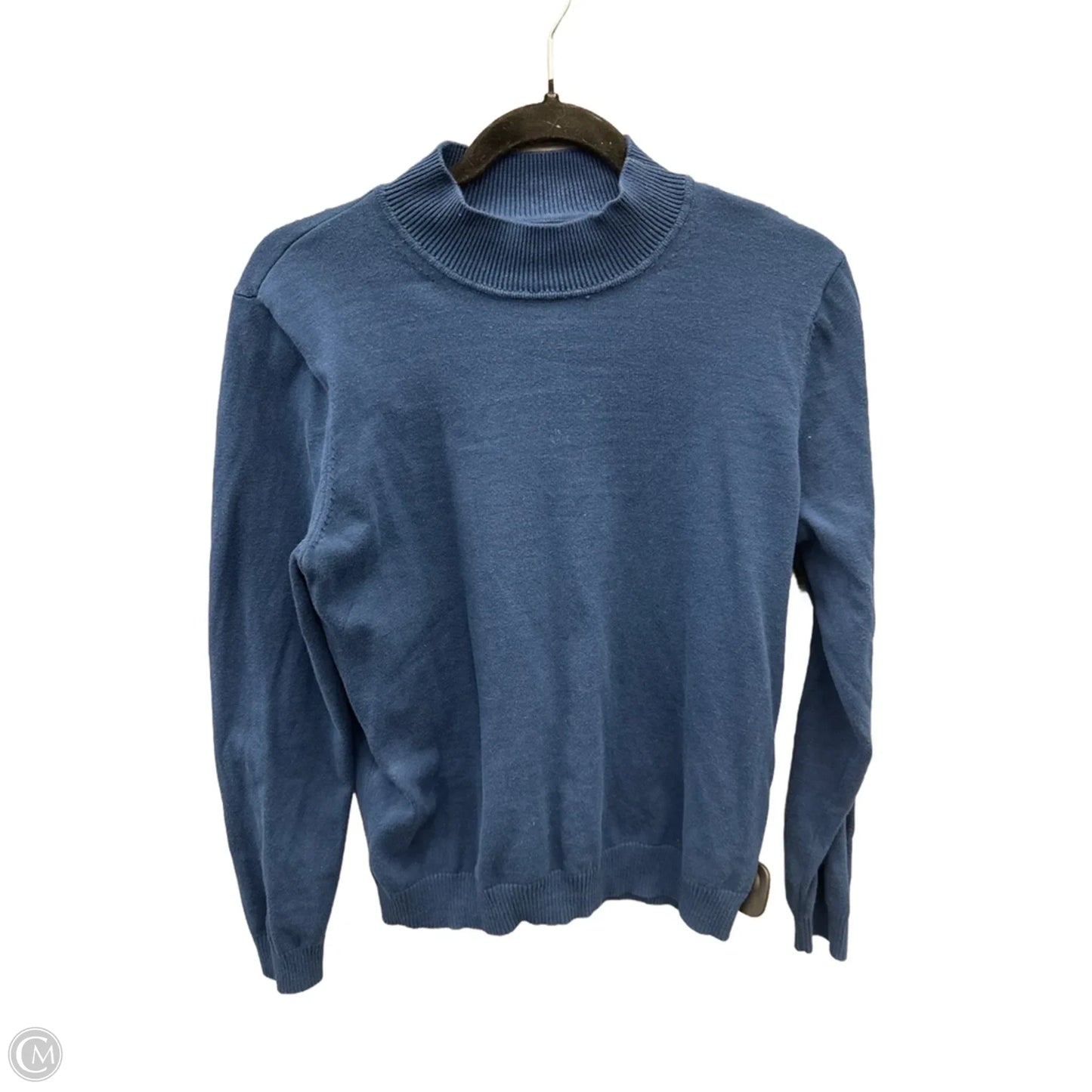 Sweatshirt Collar By Clothes Mentor In Blue, Size: M