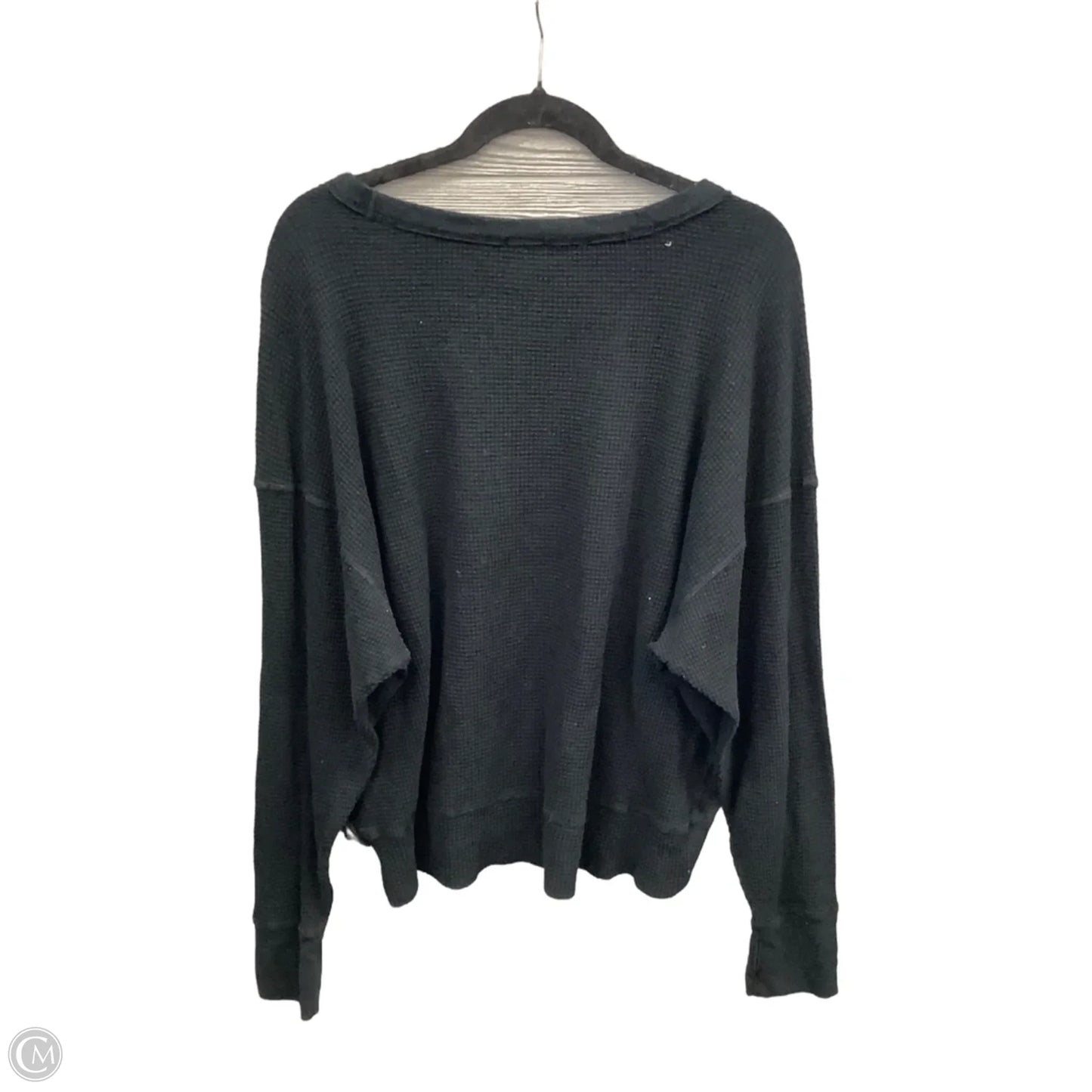Top Long Sleeve By Offline By Aerie In Black, Size: M
