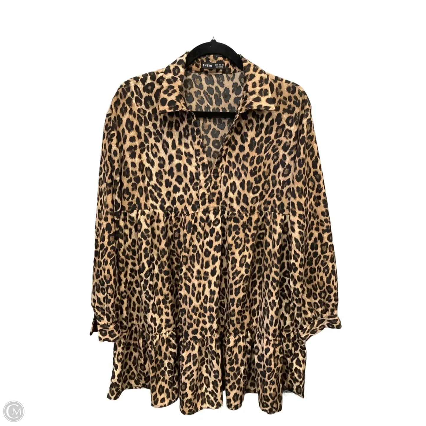 Dress Casual Midi By Shein In Animal Print, Size: M
