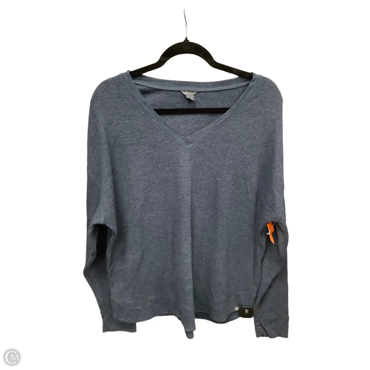 Top Long Sleeve By Eddie Bauer In Navy, Size: L