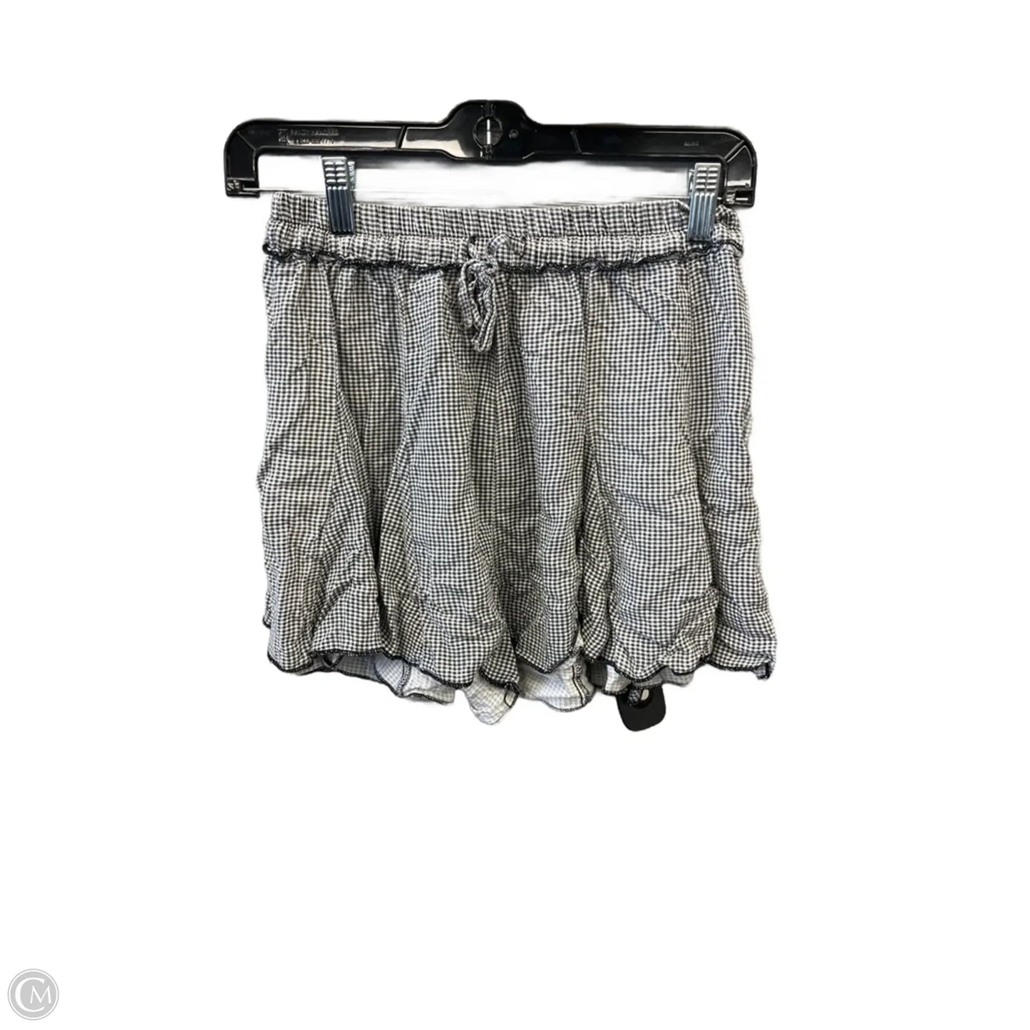 Shorts By Japna In Checkered Pattern, Size: M