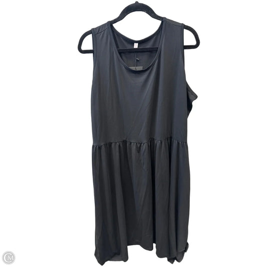 Dress Casual Midi By Clothes Mentor In Black, Size: 3x