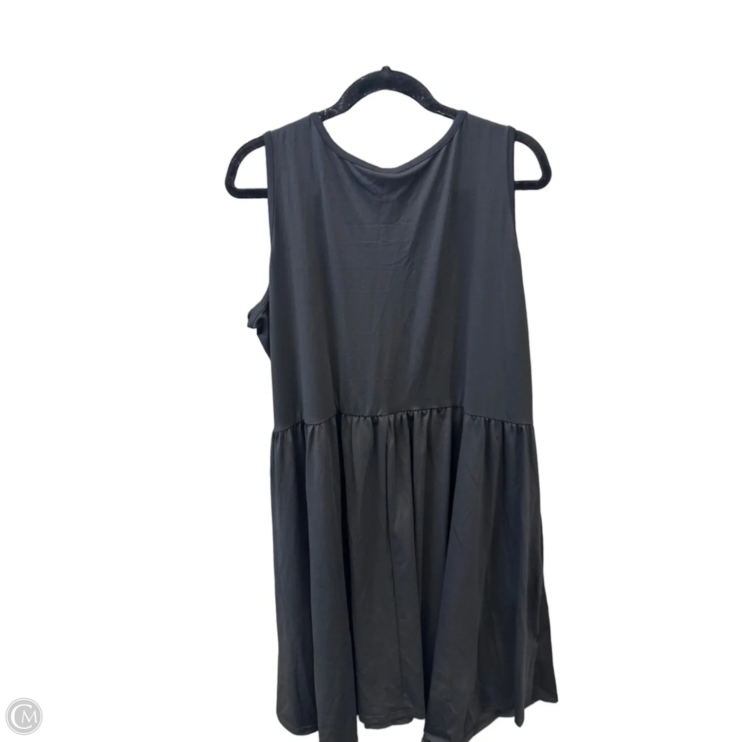 Dress Casual Midi By Clothes Mentor In Black, Size: 3x