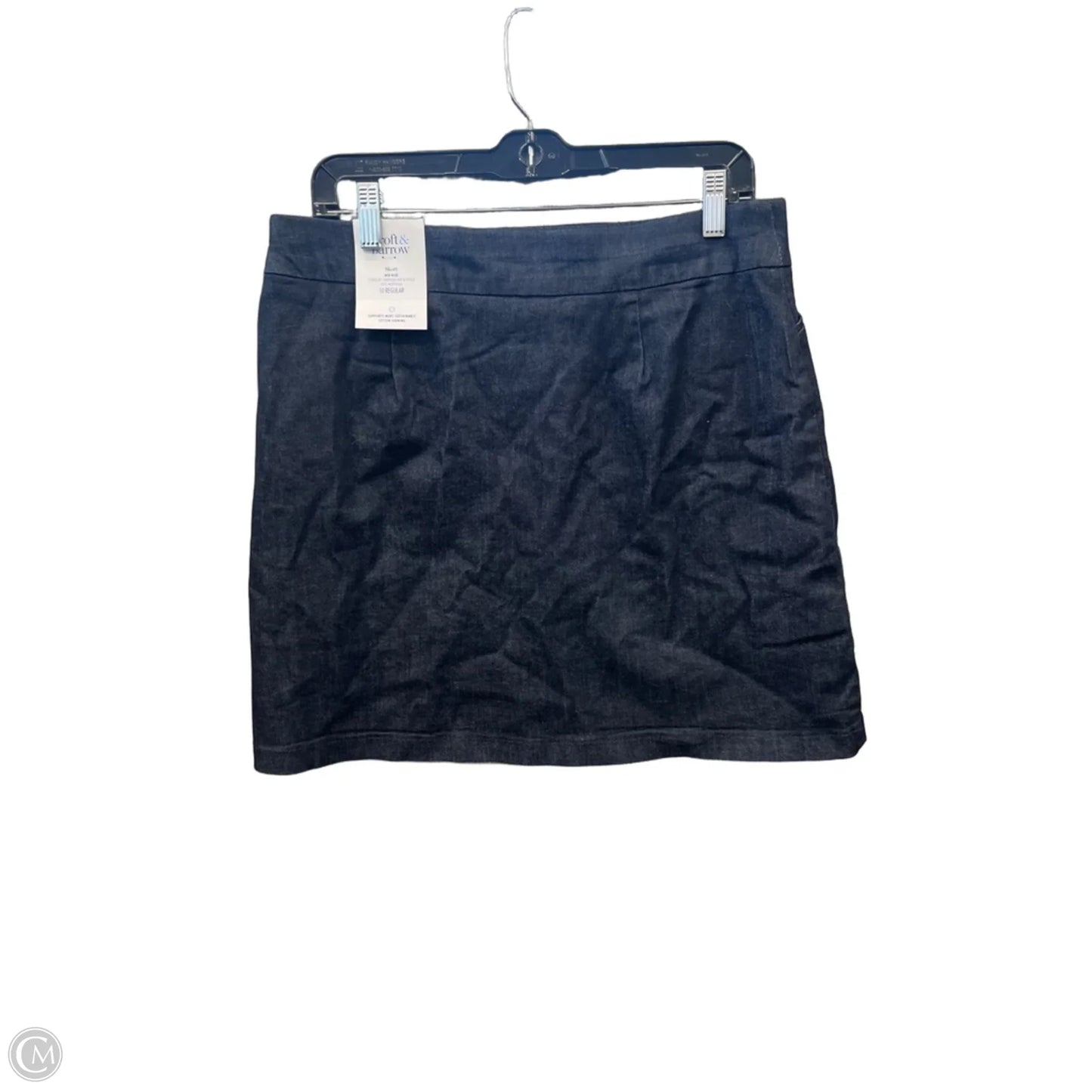 Skort By Croft And Barrow In Blue Denim, Size: 10