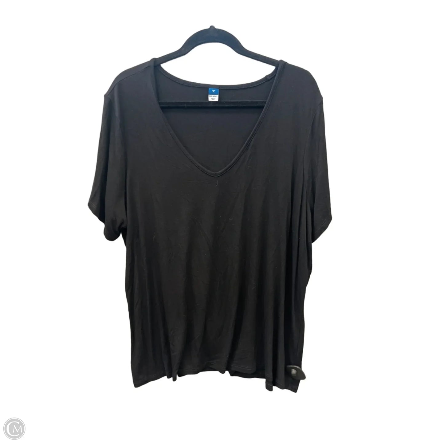 Top Short Sleeve By Old Navy In Black, Size: Xl