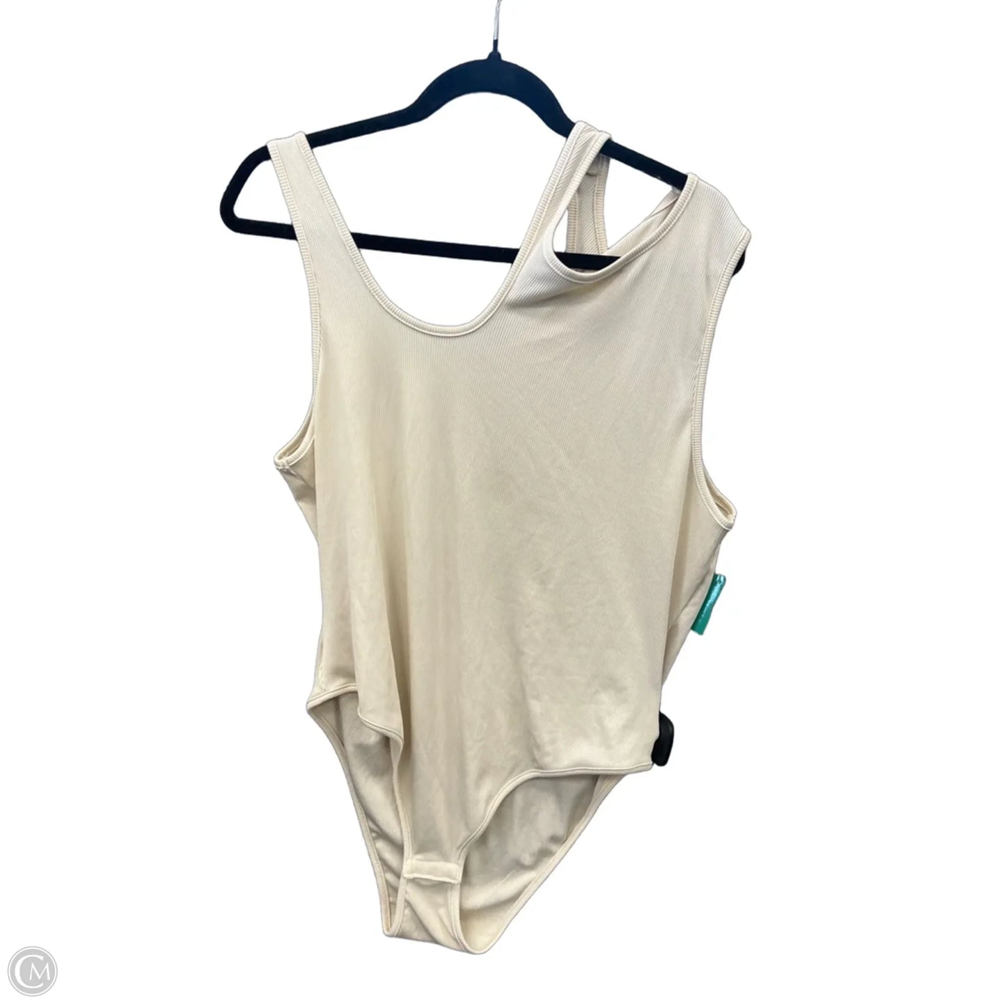 Top Sleeveless By Shein In Cream, Size: 2x