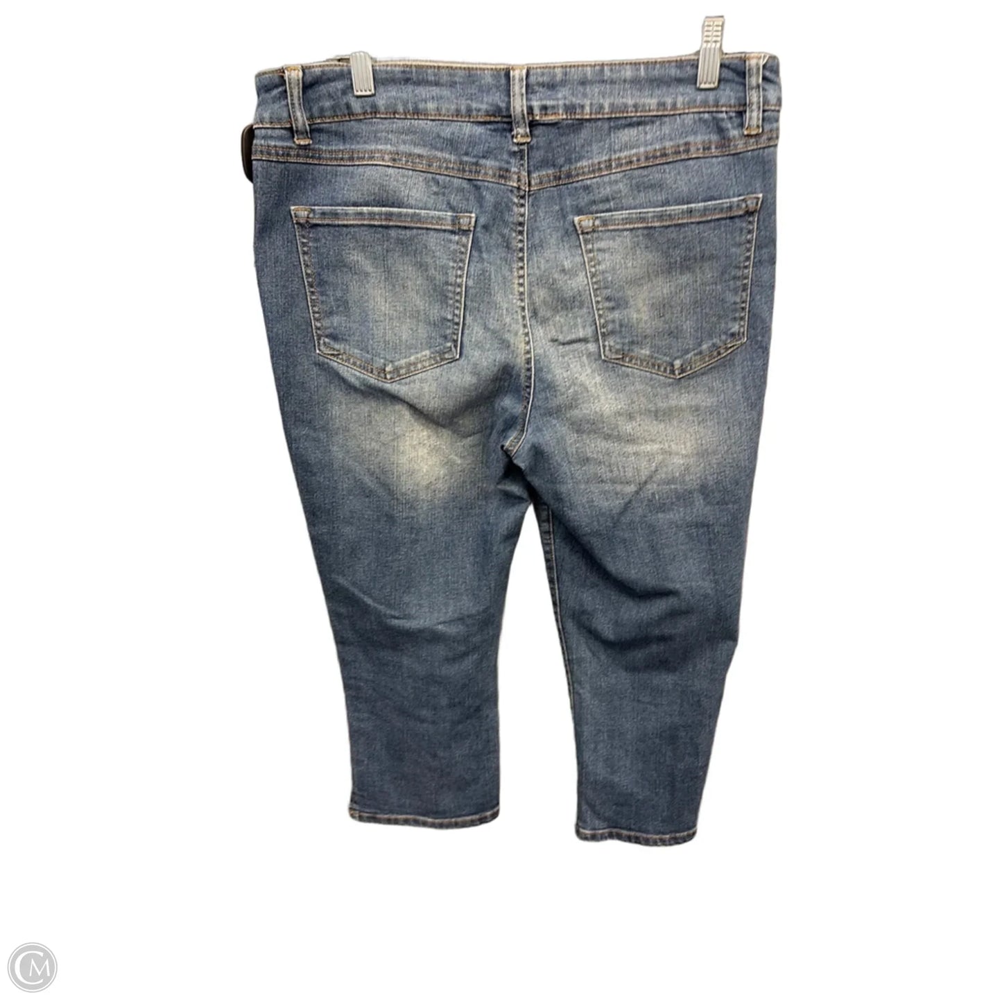Capris By Clothes Mentor In Blue Denim, Size: 10