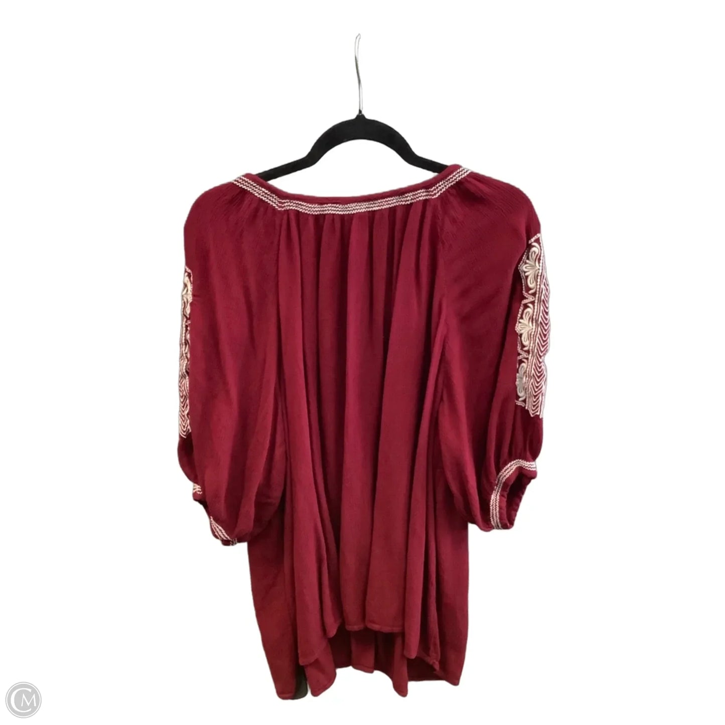Top Short Sleeve By Catherines In Red, Size: 2x