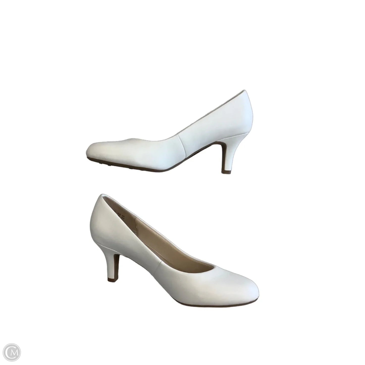 Shoes Heels Kitten By Life Stride In White, Size: 9.5