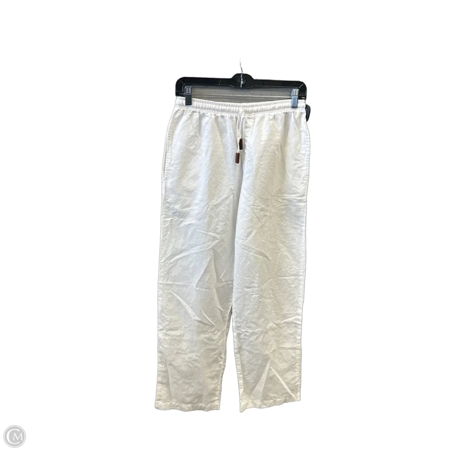 Pants Linen By Clothes Mentor In White, Size: 2