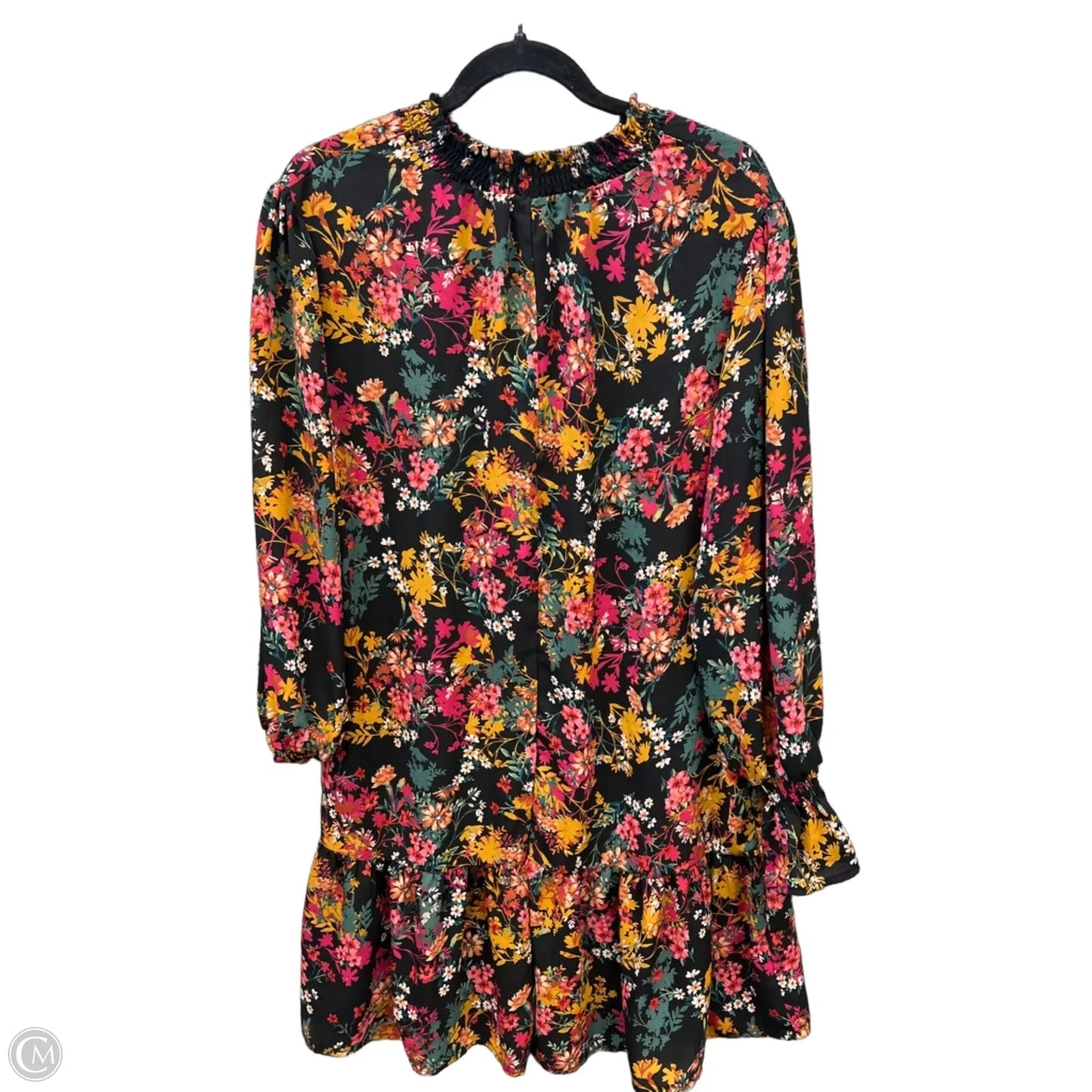 Dress Casual Short By Ophelia Roe In Floral Print, Size: Xl