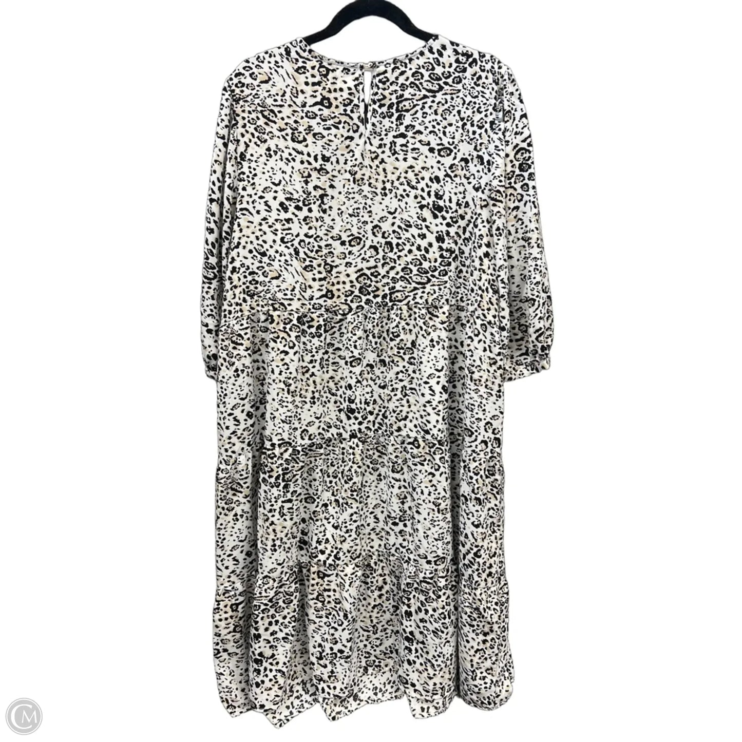 Dress Casual Midi By Ophelia Roe In Animal Print, Size: 1x