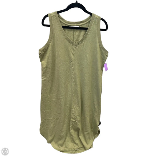 Dress Casual Midi By Sonoma In Green, Size: Xl