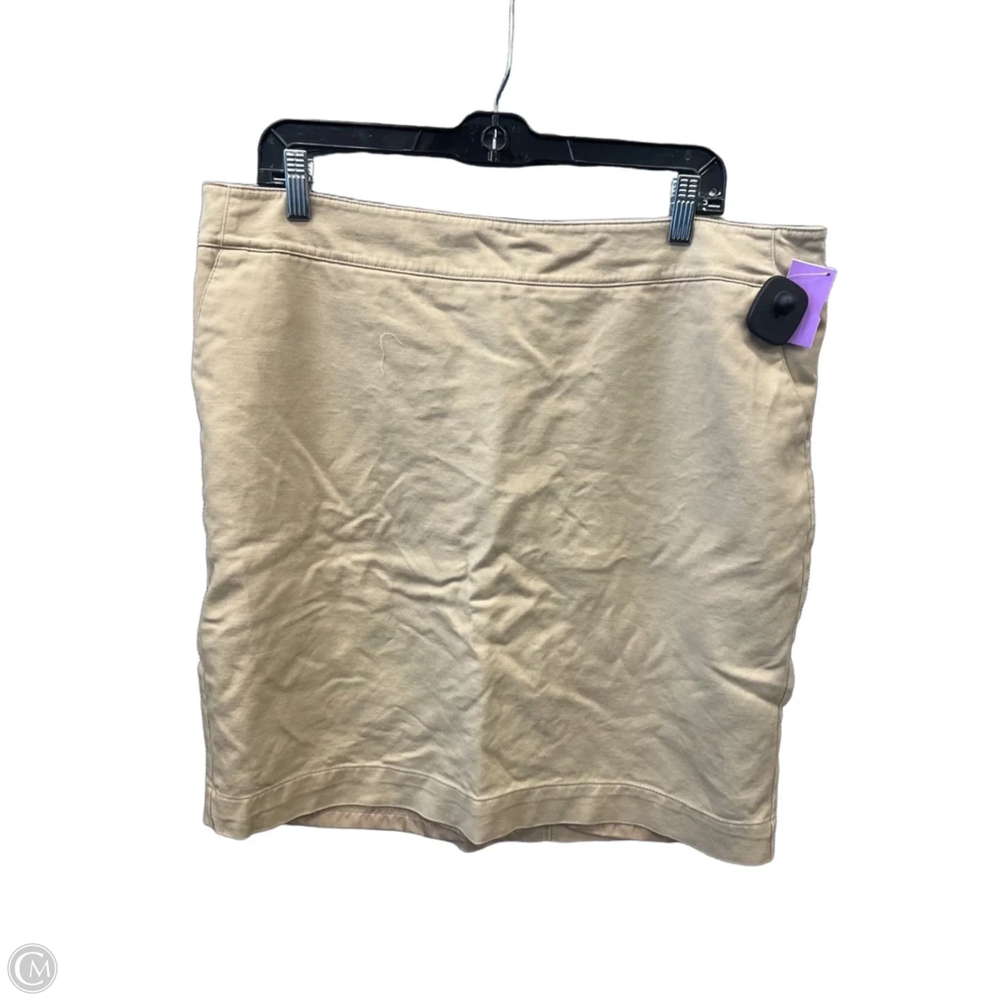 Skirt Mini & Short By Merona In Beige, Size: 16