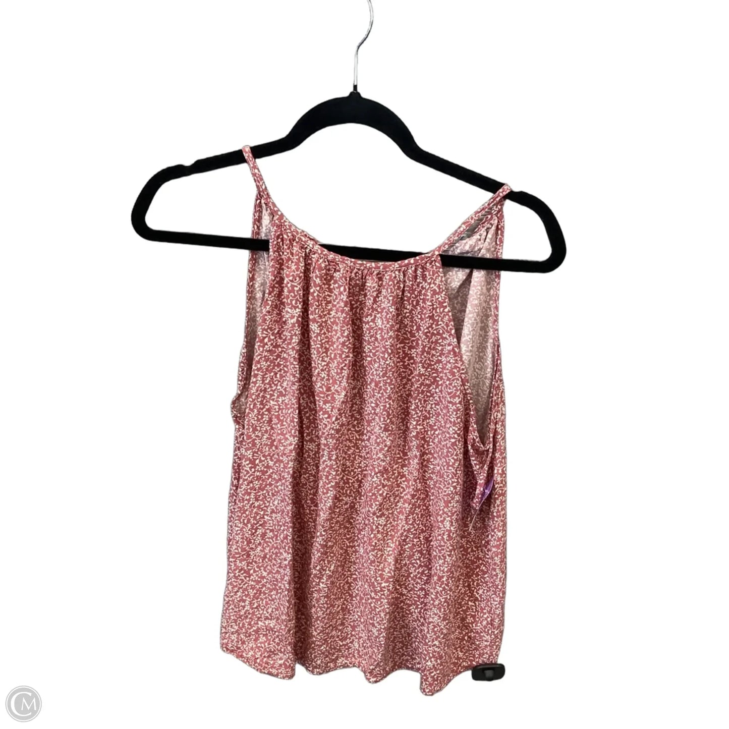 Top Sleeveless By Old Navy In Pink & White, Size: L