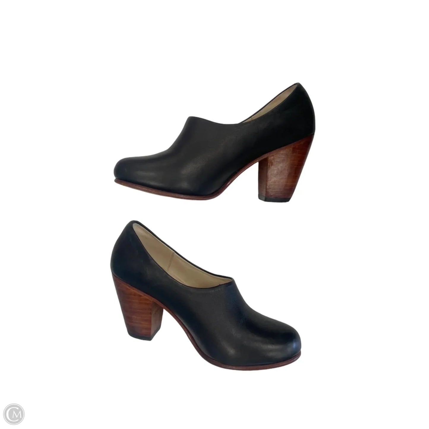 Shoes Heels Block By Clothes Mentor In Black & Brown, Size: 7