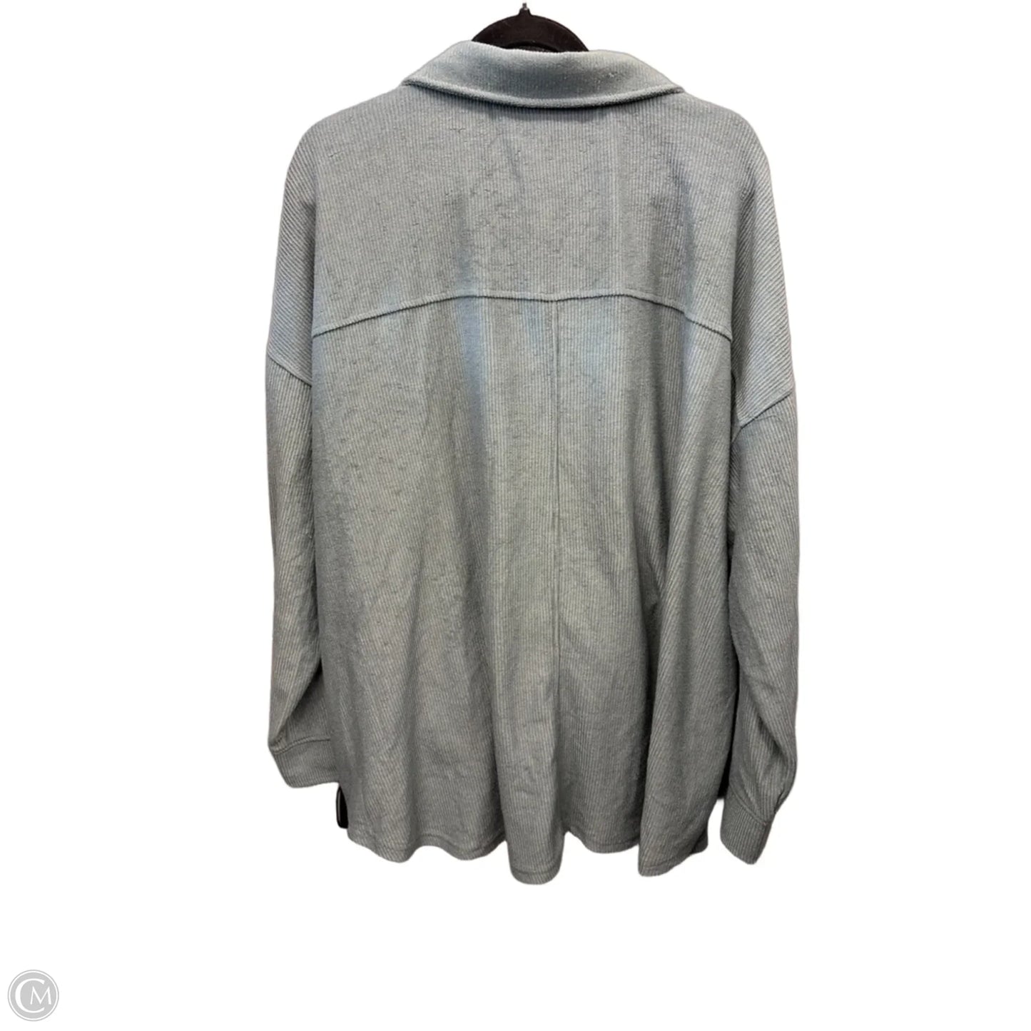 Top Long Sleeve By Maurices In Blue, Size: 3x