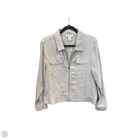 Jacket Other By Rachel Zoe In Grey, Size: L