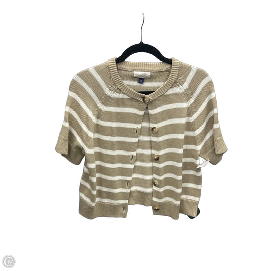Top Short Sleeve By Universal Thread In Striped Pattern, Size: Xs