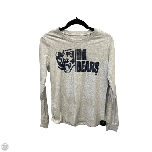 Top Long Sleeve By Nike In Grey, Size: S