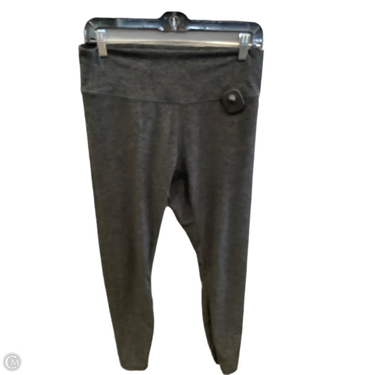 Athletic Leggings By Fabletics In Grey, Size: L
