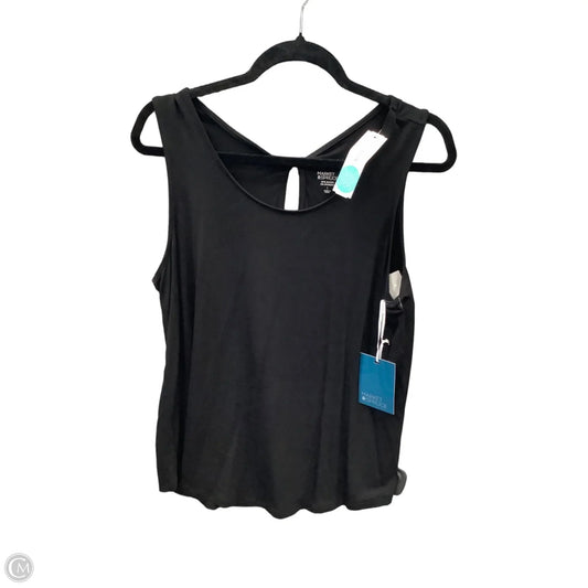 Top Sleeveless By Market & Spruce In Black, Size: L
