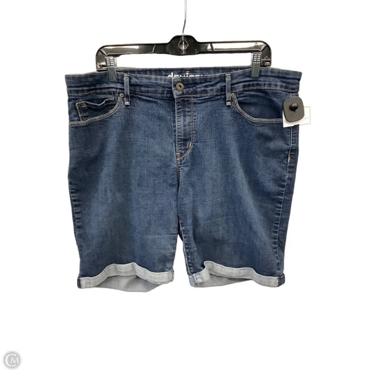 Shorts By Denizen By Levis In Blue Denim, Size: 18