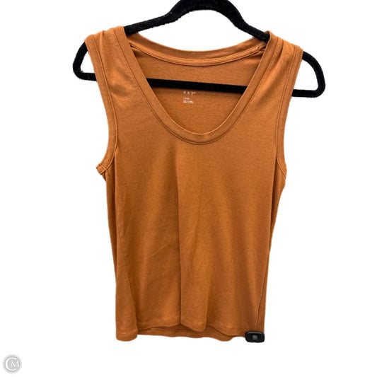 Top Short Sleeve By A New Day In Orange, Size: L