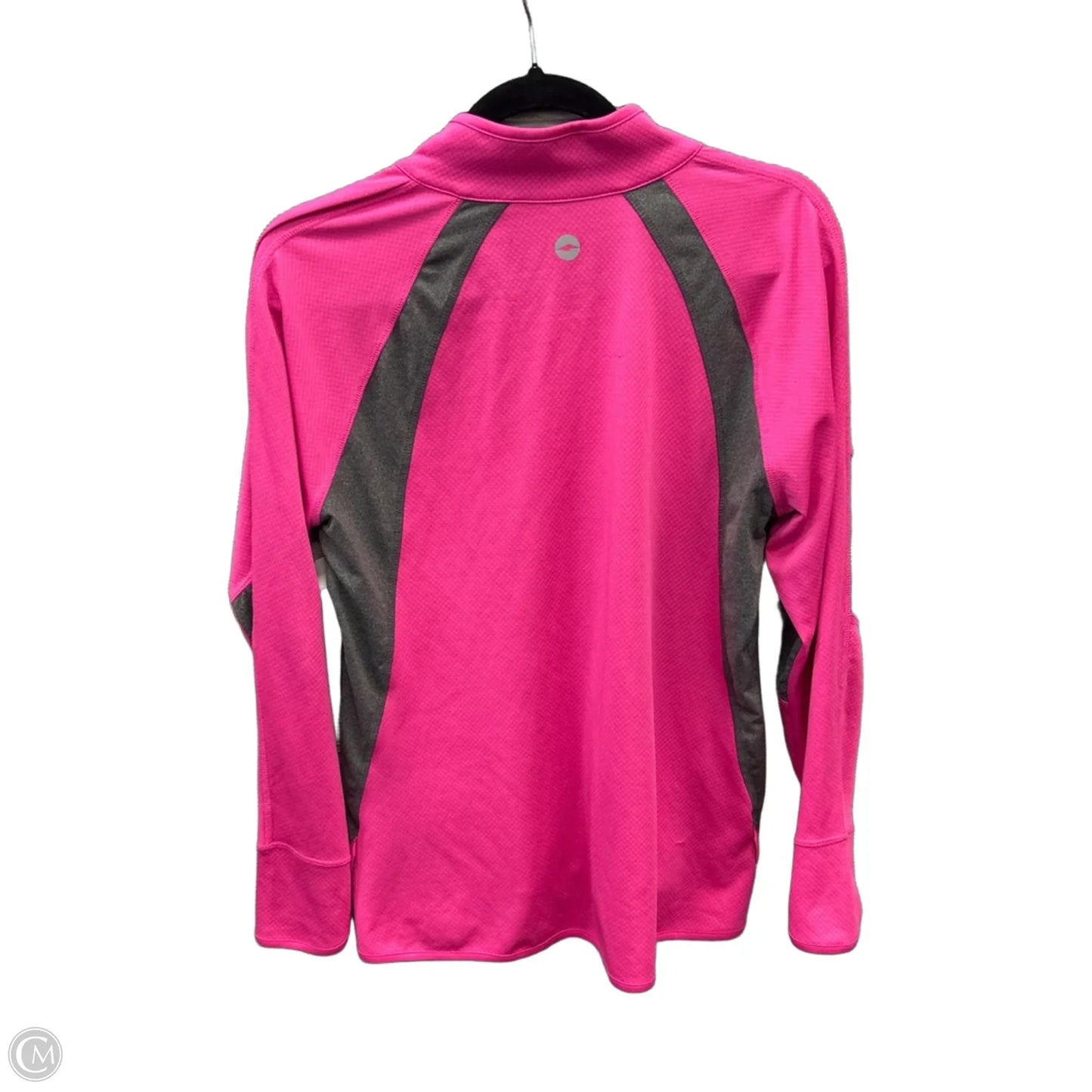 Athletic Top Long Sleeve Collar By Avia In Pink, Size: L