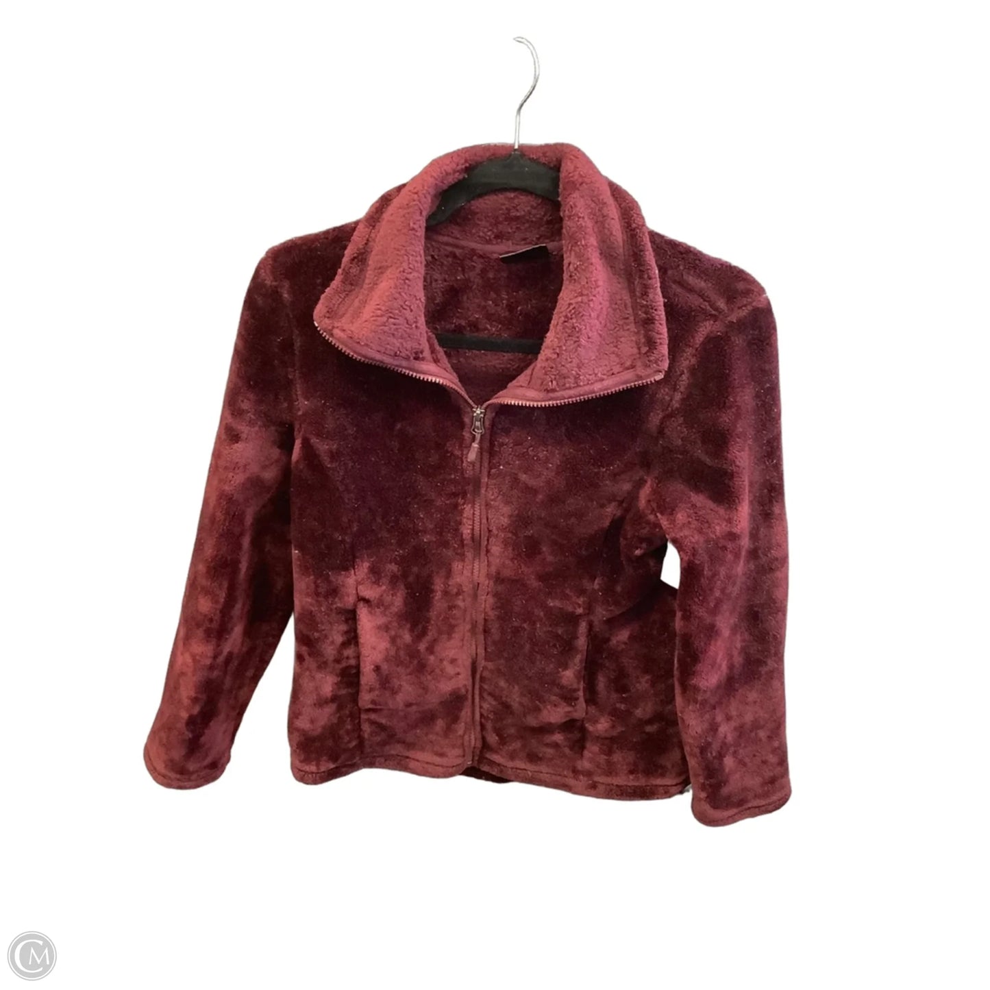 Sweatshirt Collar By 32 Degrees In Maroon, Size: M