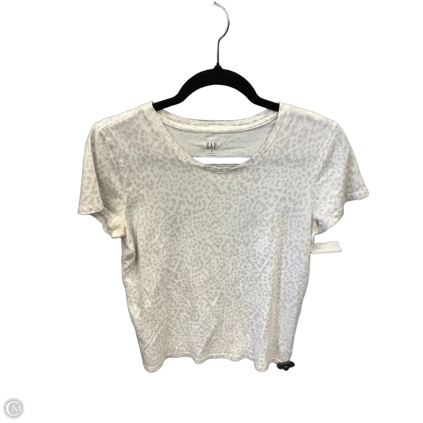 Top Short Sleeve By Gap In Leopard Print, Size: M