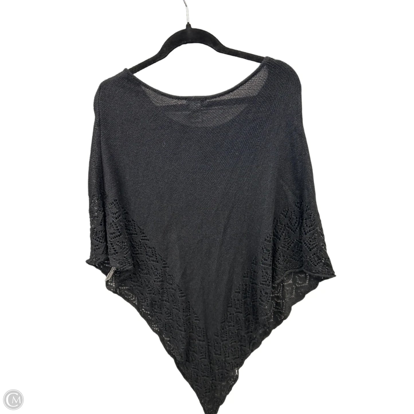 Shawl By Clothes Mentor In Black, Size: Osfm