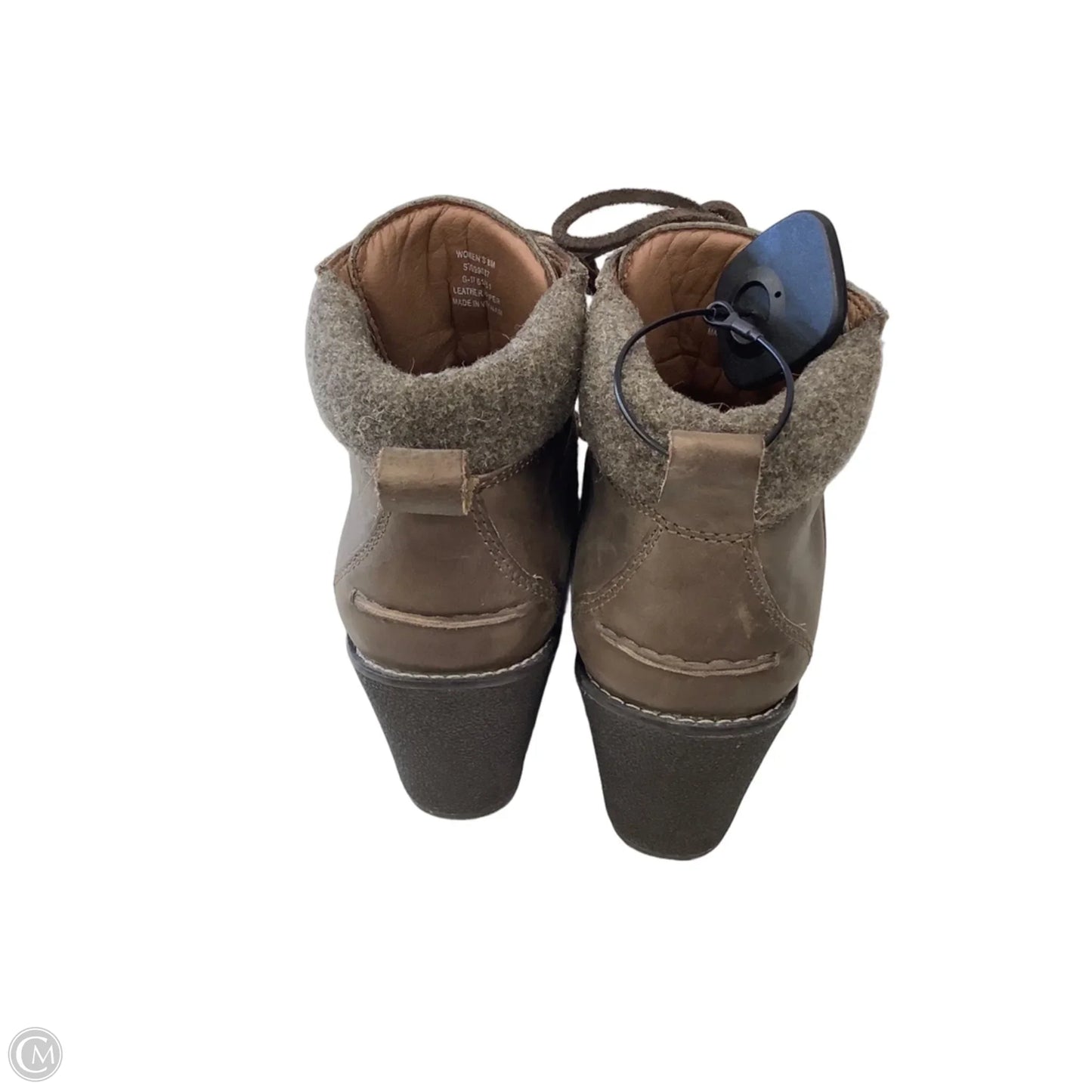 Boots Ankle Heels By Sperry In Brown, Size: 8