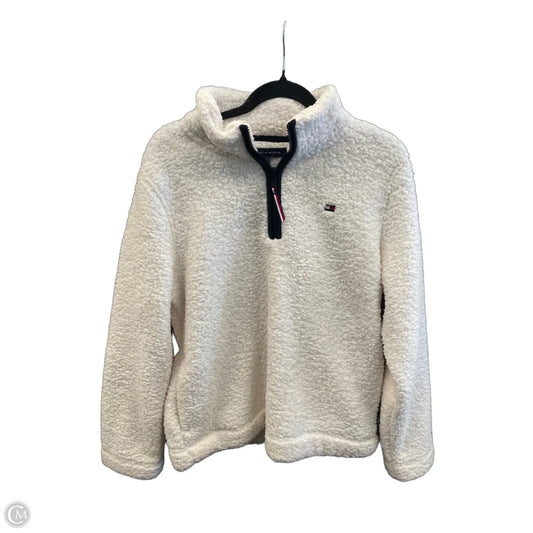 Jacket Fleece By Tommy Hilfiger In White, Size: L