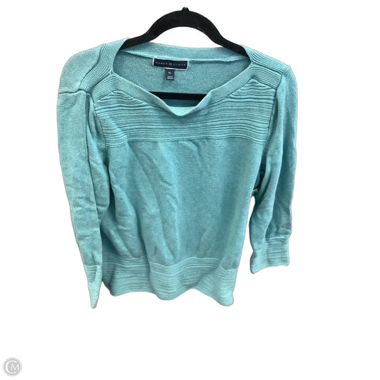 Sweater By Karen Scott In Blue, Size: Xl