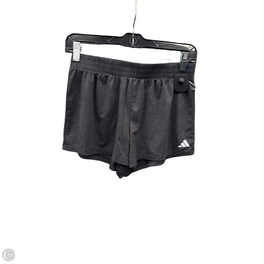 Athletic Shorts By Adidas In Grey, Size: L