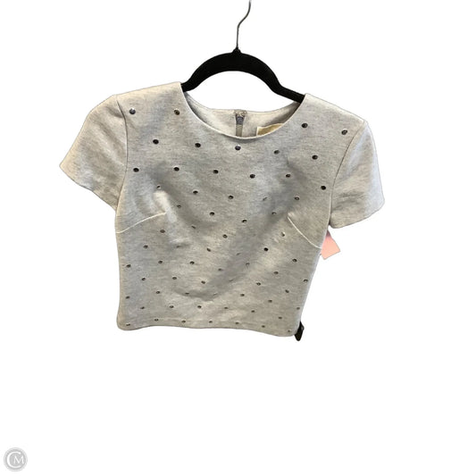 Top Short Sleeve By Michael By Michael Kors In Grey, Size: S