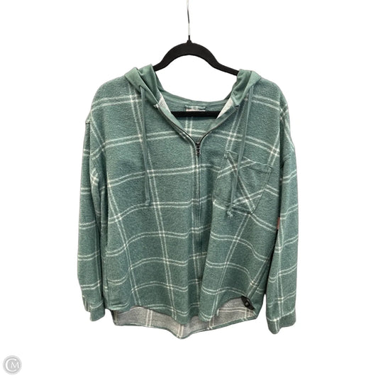 Jacket Shirt By Maurices In Green, Size: Xl