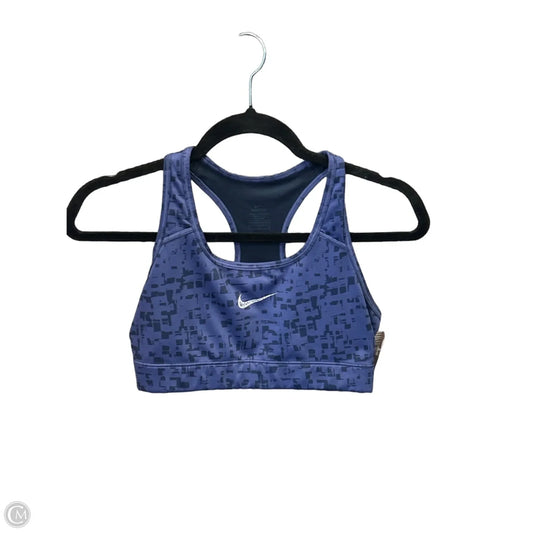 Athletic Bra By Nike In Blue, Size: M