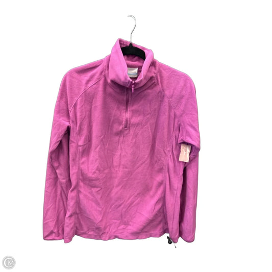 Athletic Sweatshirt Collar By Columbia In Purple, Size: L
