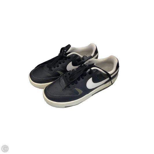 Shoes Sneakers By Nike In Black & White, Size: 7