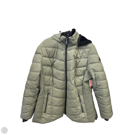 Coat Puffer & Quilted By Nautica In Green, Size: Xxl