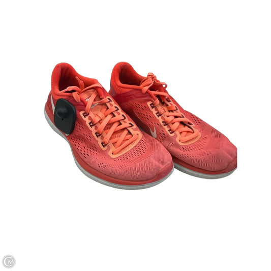 Shoes Athletic By Nike In Orange, Size: 8