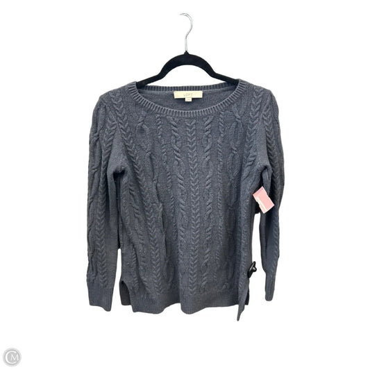 Sweater By Loft In Grey, Size: S