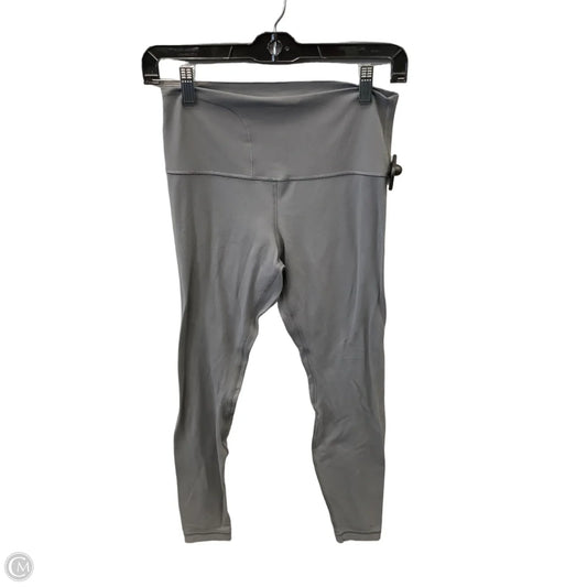 Athletic Leggings By Lululemon In Grey, Size: M